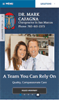 Mobile Screenshot of drmarkchiropractor.com